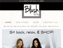 Tablet Screenshot of blushbykay.com